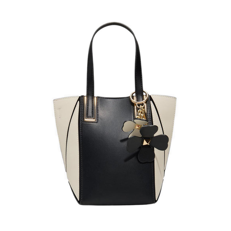 Smallprismatote Women's Satchel Bag - Black/White
