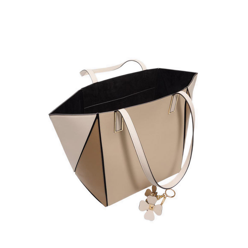 Largeprismatote Women's Tote Bag - Beige