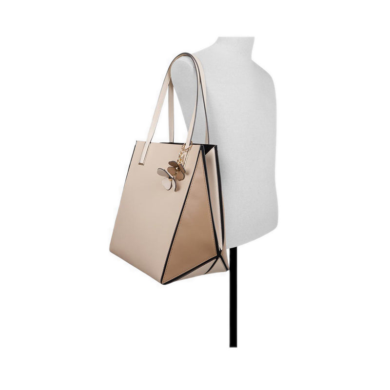 Largeprismatote Women's Tote Bag - Beige