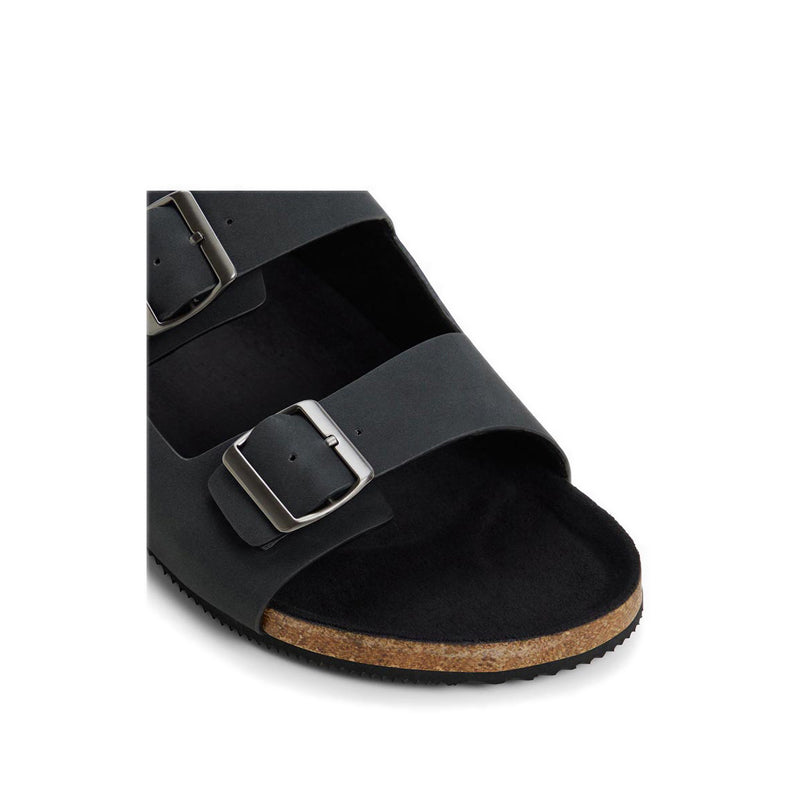 Agustin Men's Flat Sandals Black