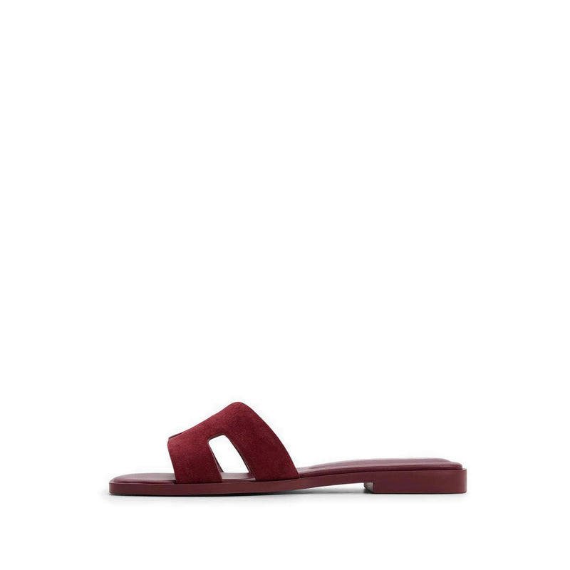 Itsandal Women's Flat Sandals - Bordo