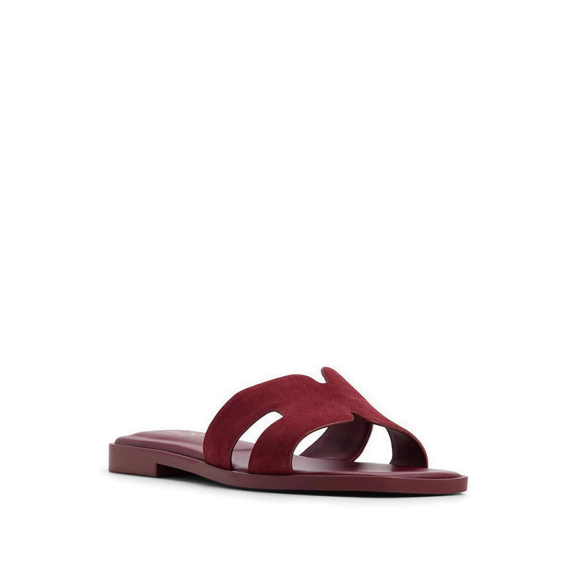 Itsandal Women's Flat Sandals - Bordo