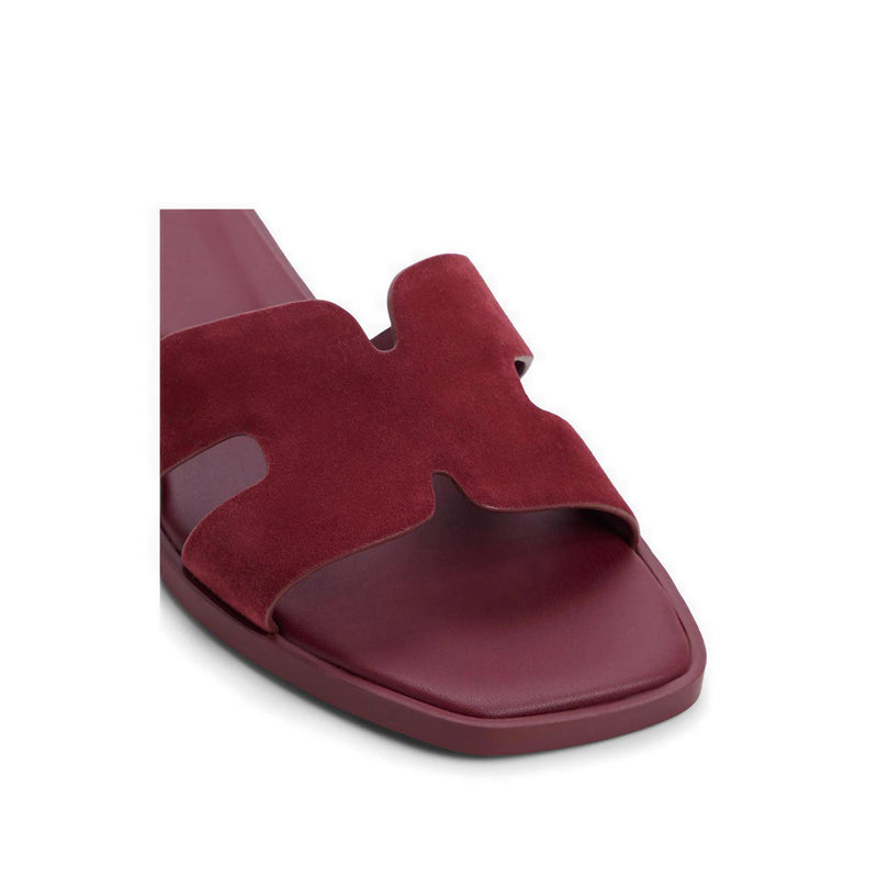 Itsandal Women's Flat Sandals - Bordo
