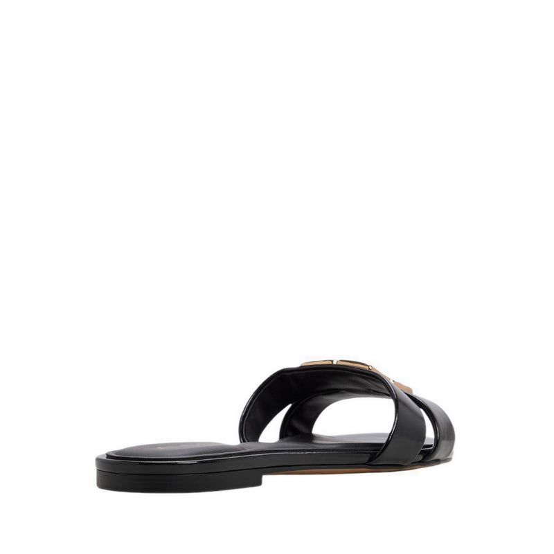 Sunray Women's Flat Sandals - Black