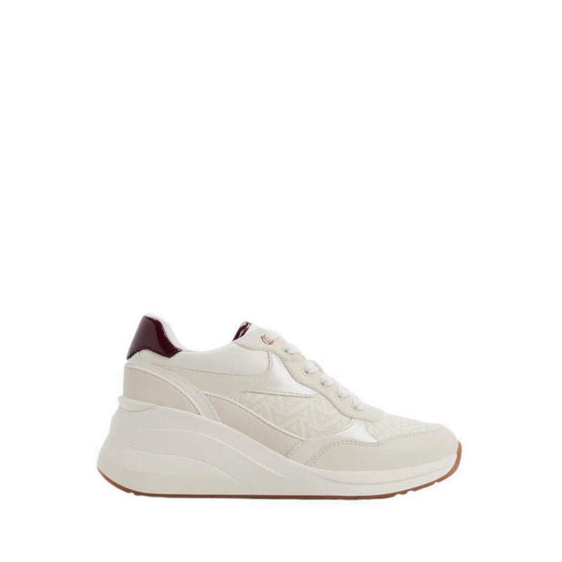 Asiejan Women's Wedge Sneakers - White Combo