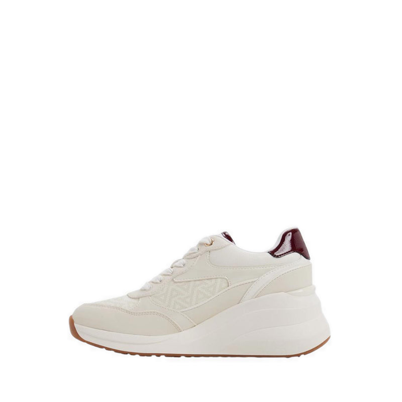 Asiejan Women's Wedge Sneakers - White Combo