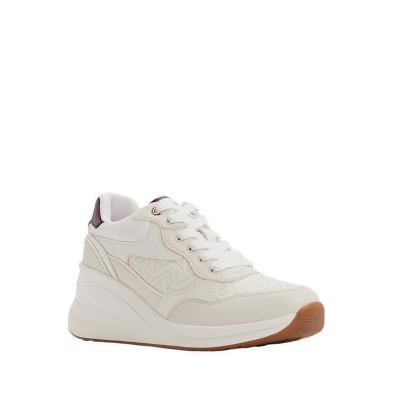 Asiejan Women's Wedge Sneakers - White Combo