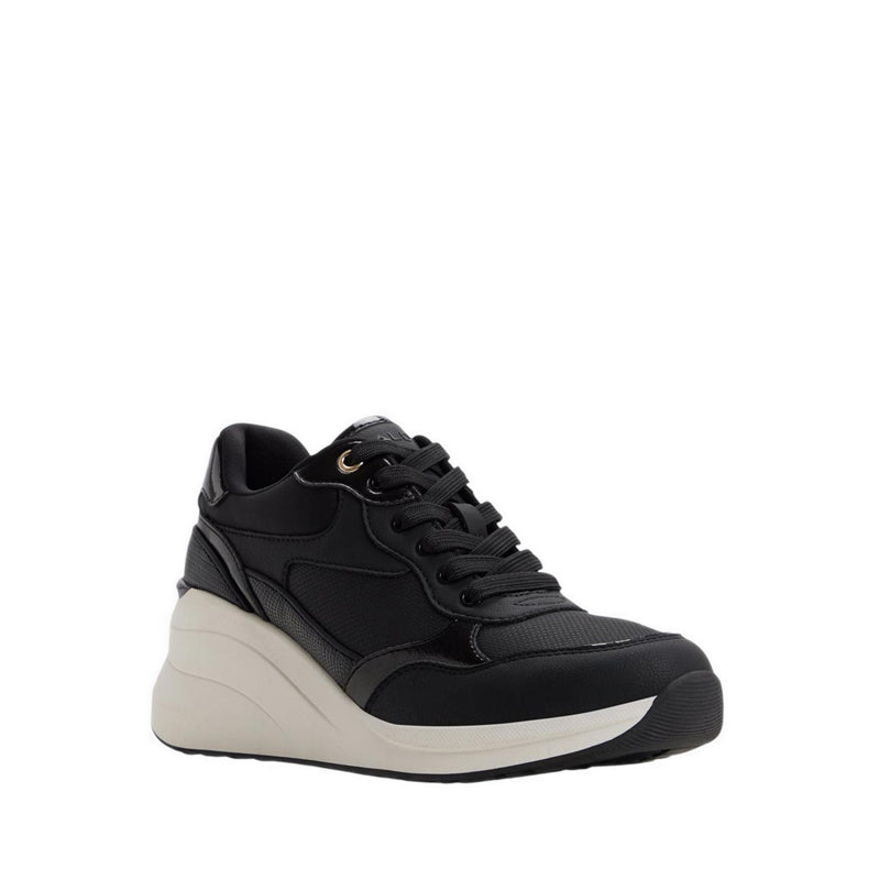 Asiejan Women's Wedge Sneakers - Black