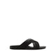Piette Men's Flat Sandals - Black
