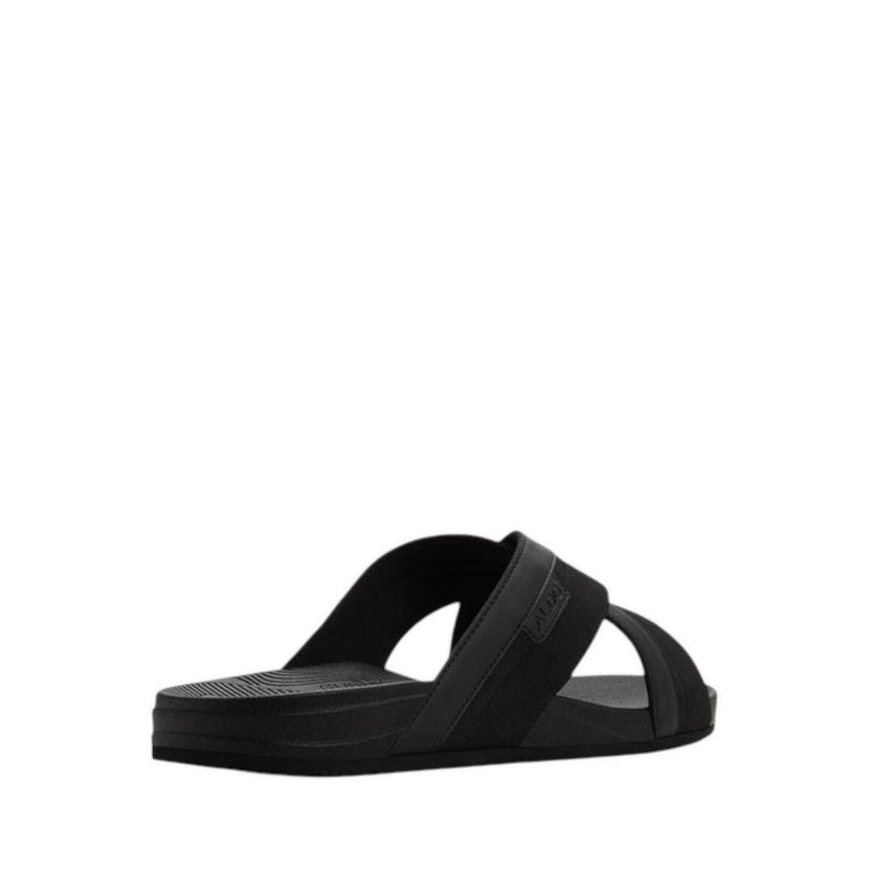 Piette Men's Flat Sandals - Black