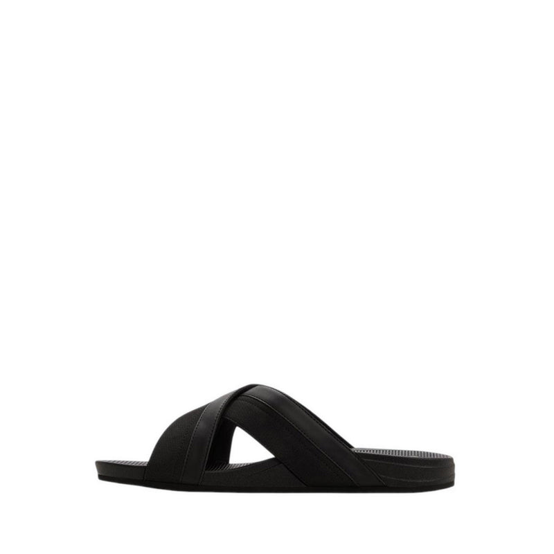 Piette Men's Flat Sandals - Black