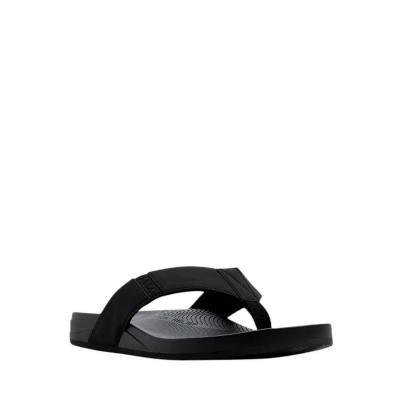 Steffen Men's Flat Sandals - Black
