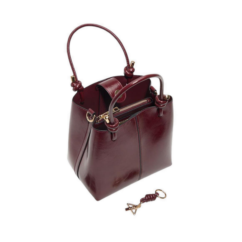 Evielily Women's Satchel - Bordo
