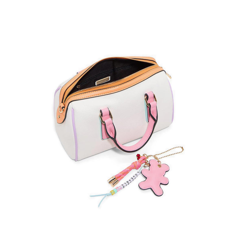 Azelia Women's Barrel Bag - White/Multi