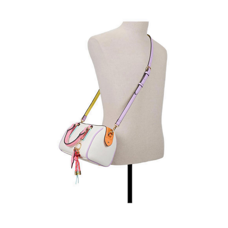 Azelia Women's Barrel Bag - White/Multi