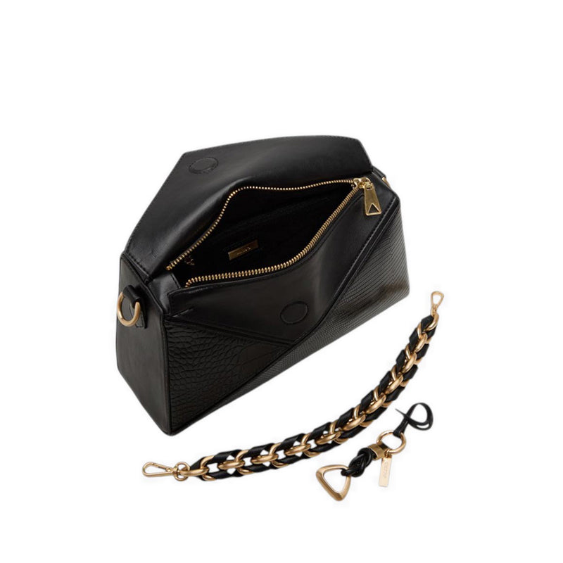 Leylani Women's Top Handle - Black Overflow
