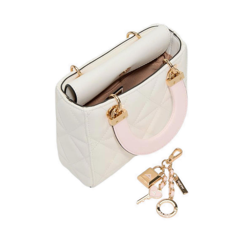 Florense Women's Satchel - Wht/Lt Pink