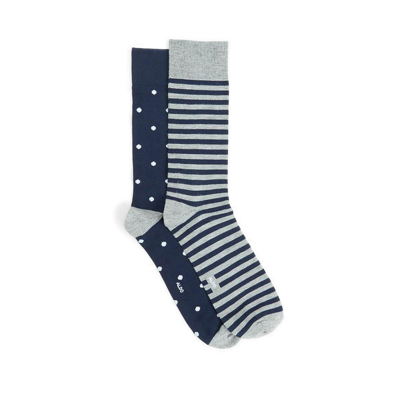 Dapperdots Men's Socks Navy