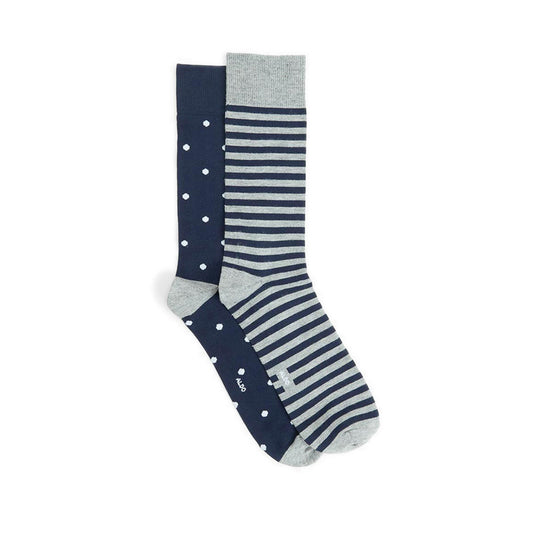 Dapperdots Men's Socks Navy