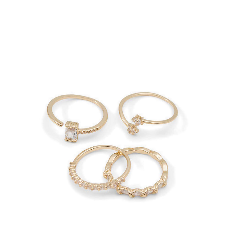 Sierria Women's Ring Gold/Clear Multi