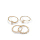Sierria Women's Ring Gold/Clear Multi