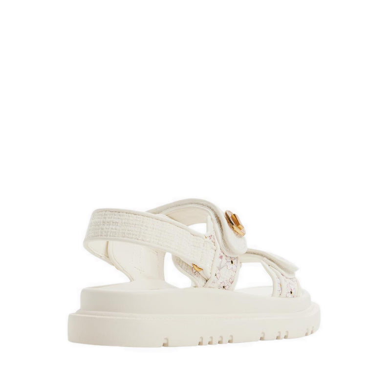 Linette Women's Footbed Sandals - Open White