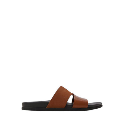 Marcelo Men's Flat Sandals - Cognac