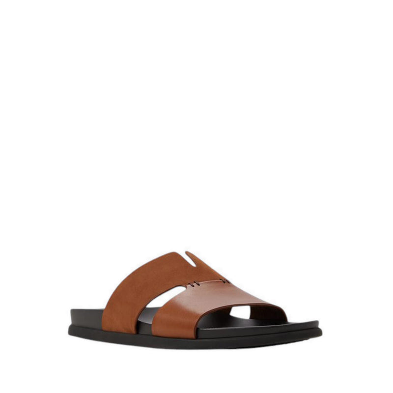 Marcelo Men's Flat Sandals - Cognac