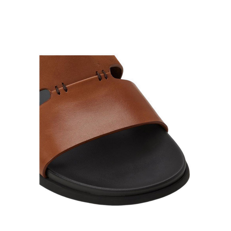 Marcelo Men's Flat Sandals - Cognac
