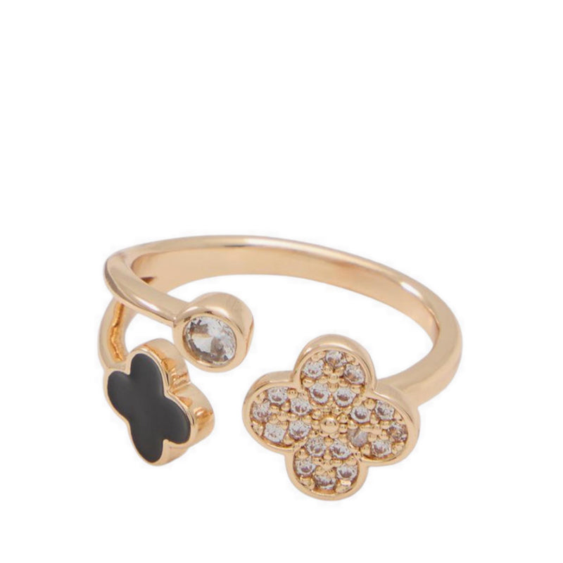 Zantha Women's Rings - Black/Gold Multi
