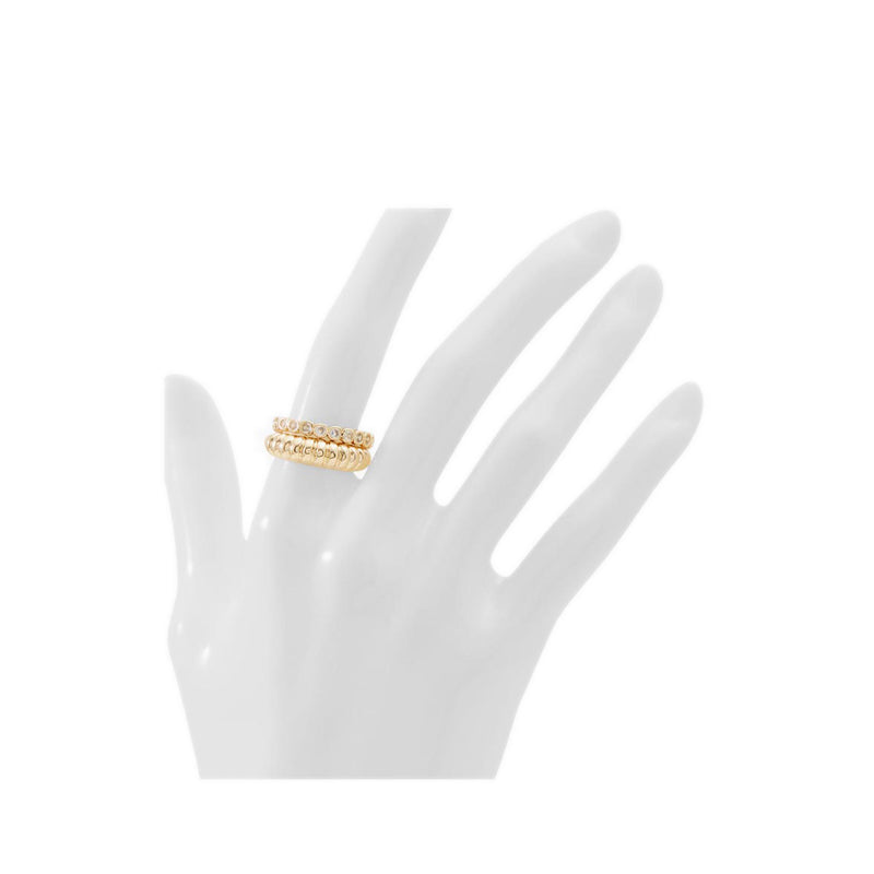 Amaraset Women's Ring Gold/Clear Multi