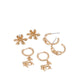 Galloura Women's Earrings - Gold/Clear Multi