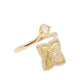 Arentim Women's Ring Gold/Clear Multi
