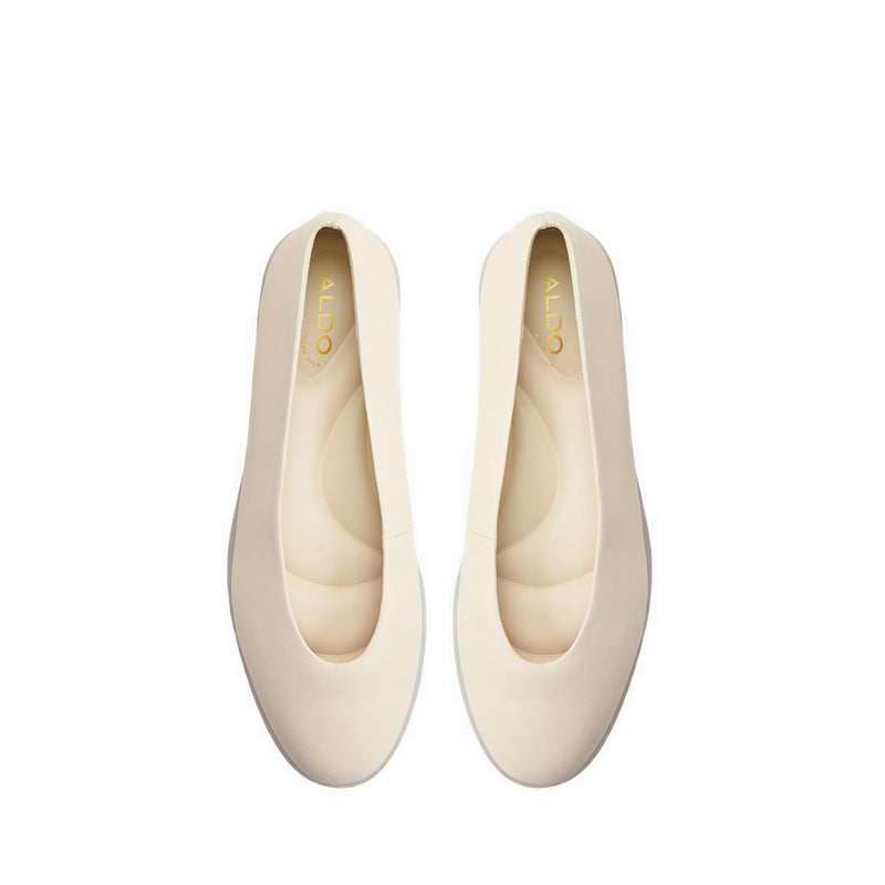 Parie-In Women's Ballerina & Mary Janes - Other White