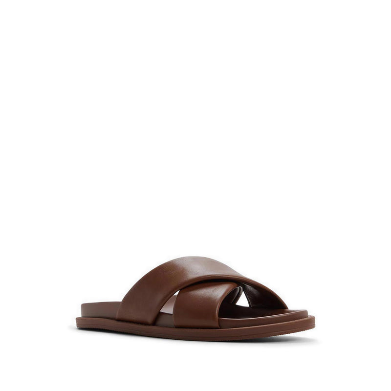 Borgo Men's Flat Sandals - Dark Brown
