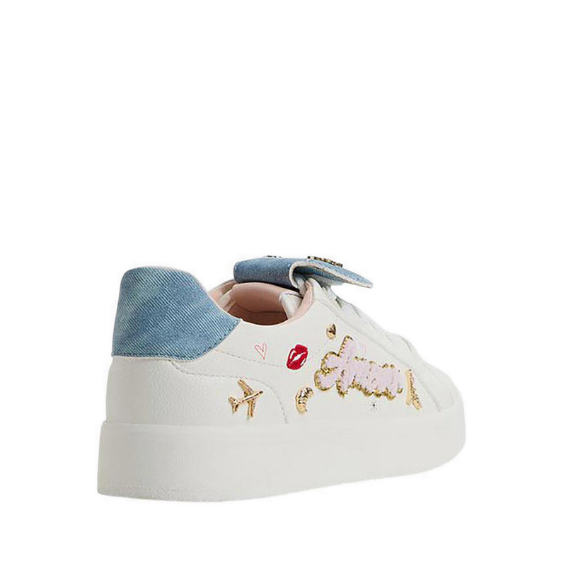 Frenchie Women's Cupsoles - White/Blue