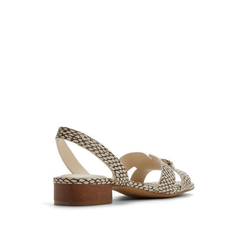 Aldo Blaike Women's Heeled Sandals - Beige Combo