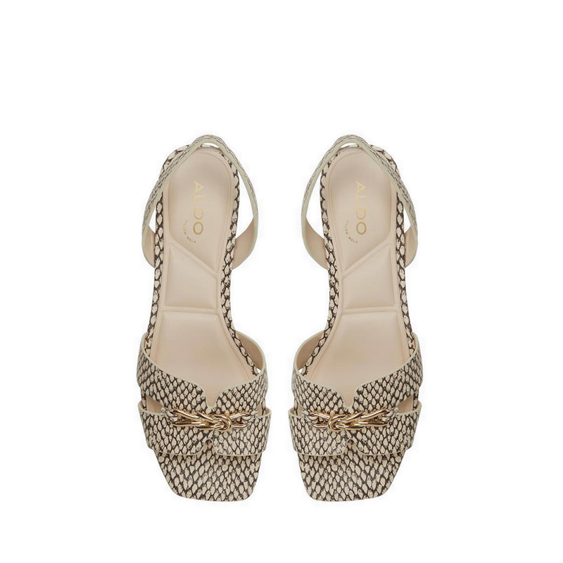 Aldo Blaike Women's Heeled Sandals - Beige Combo