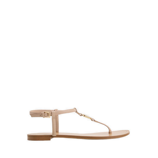 Sandstone Women's Flat Sandals - Beige