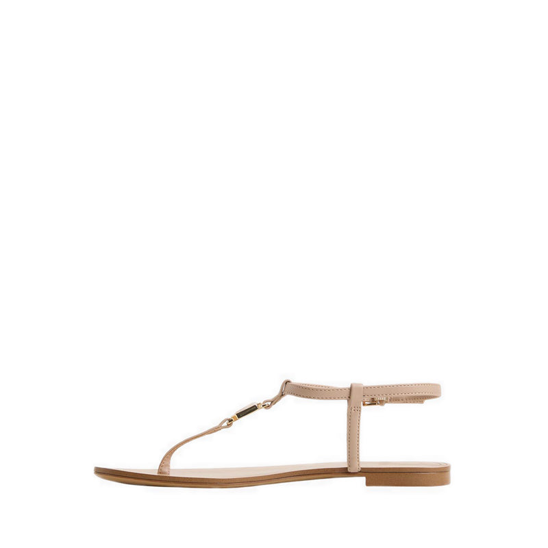 Sandstone Women's Flat Sandals - Beige