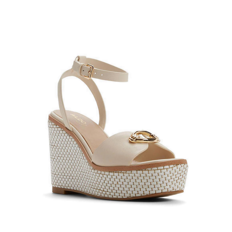 Carrabririel Women's Wedge Sandals - Other White