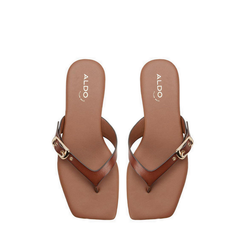 Aldo Leonnia Women's Flat Sandals - Medium Brown