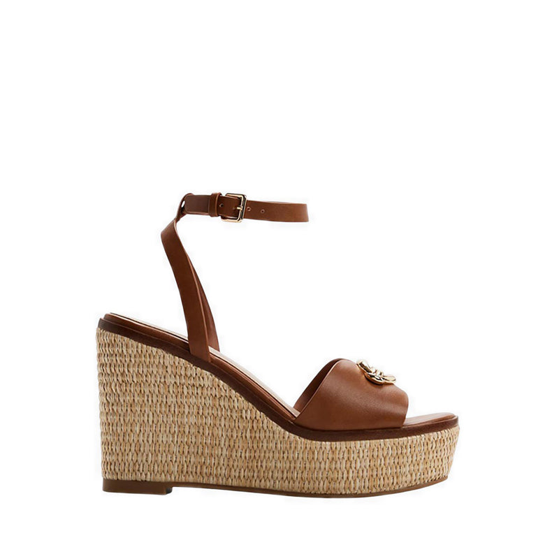 Carrabririel Women's Wedge Sandals - Medium Brown