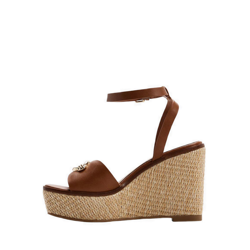 Carrabririel Women's Wedge Sandals - Medium Brown