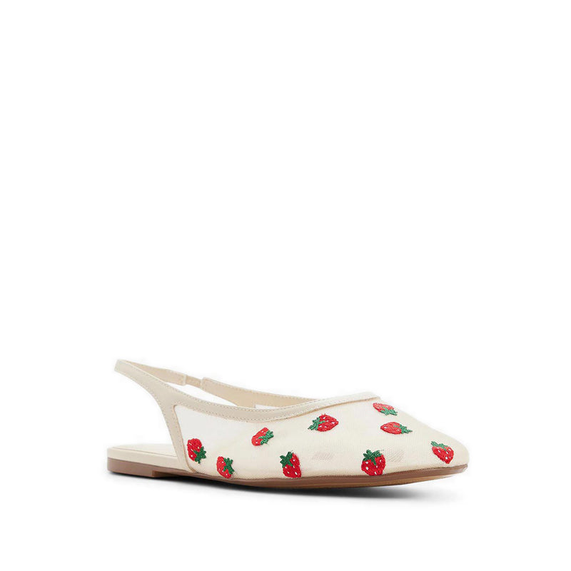Aldo Droplet Women's Slip On Flats - Cream Multi