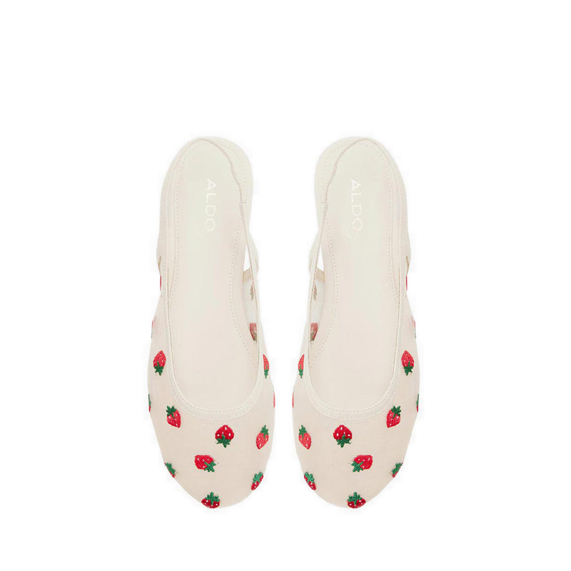 Aldo Droplet Women's Slip On Flats - Cream Multi