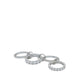 Kaelene Women's Rings Silver/Clear Multi