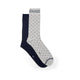 Aldo Leonitis Men's Socks - Light Grey