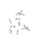 Aldo Shynelle Women's Earrings - Silver/Clear Multi