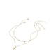 Maxinne Women's Necklaces Gold/Clear Multi